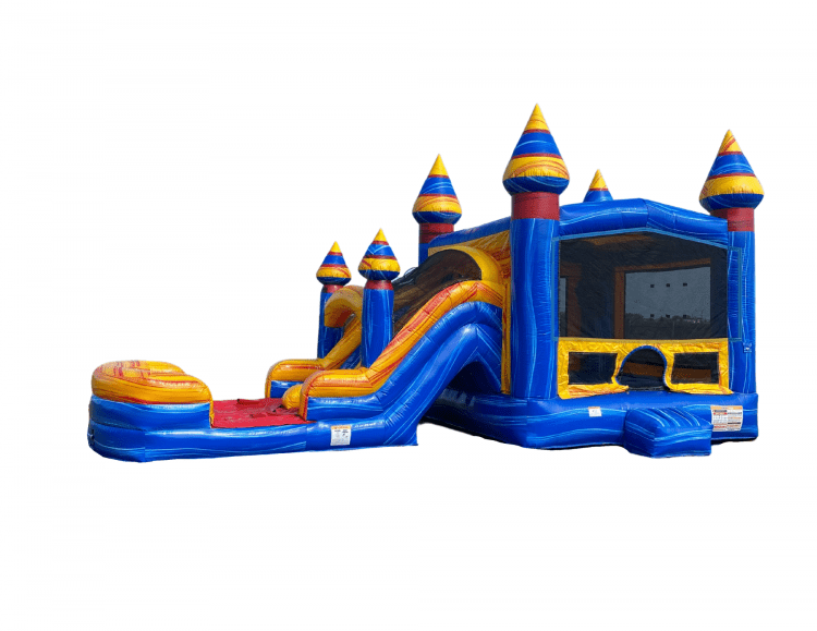 Dual Lane Melting Ice Combo with Splash Pad