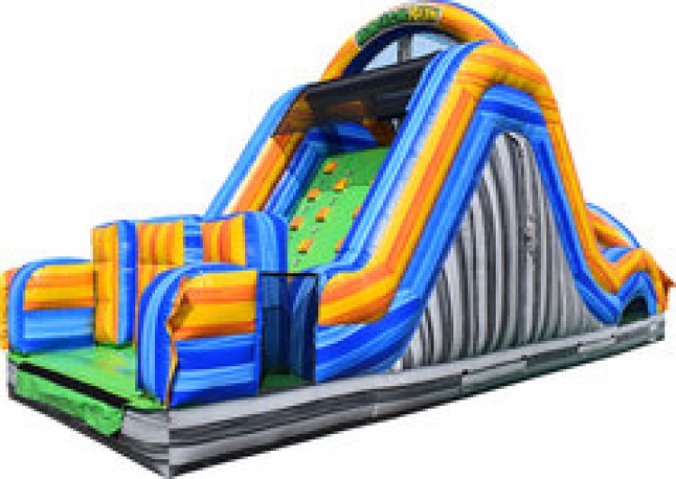 Radical Run Rock Climb Slide